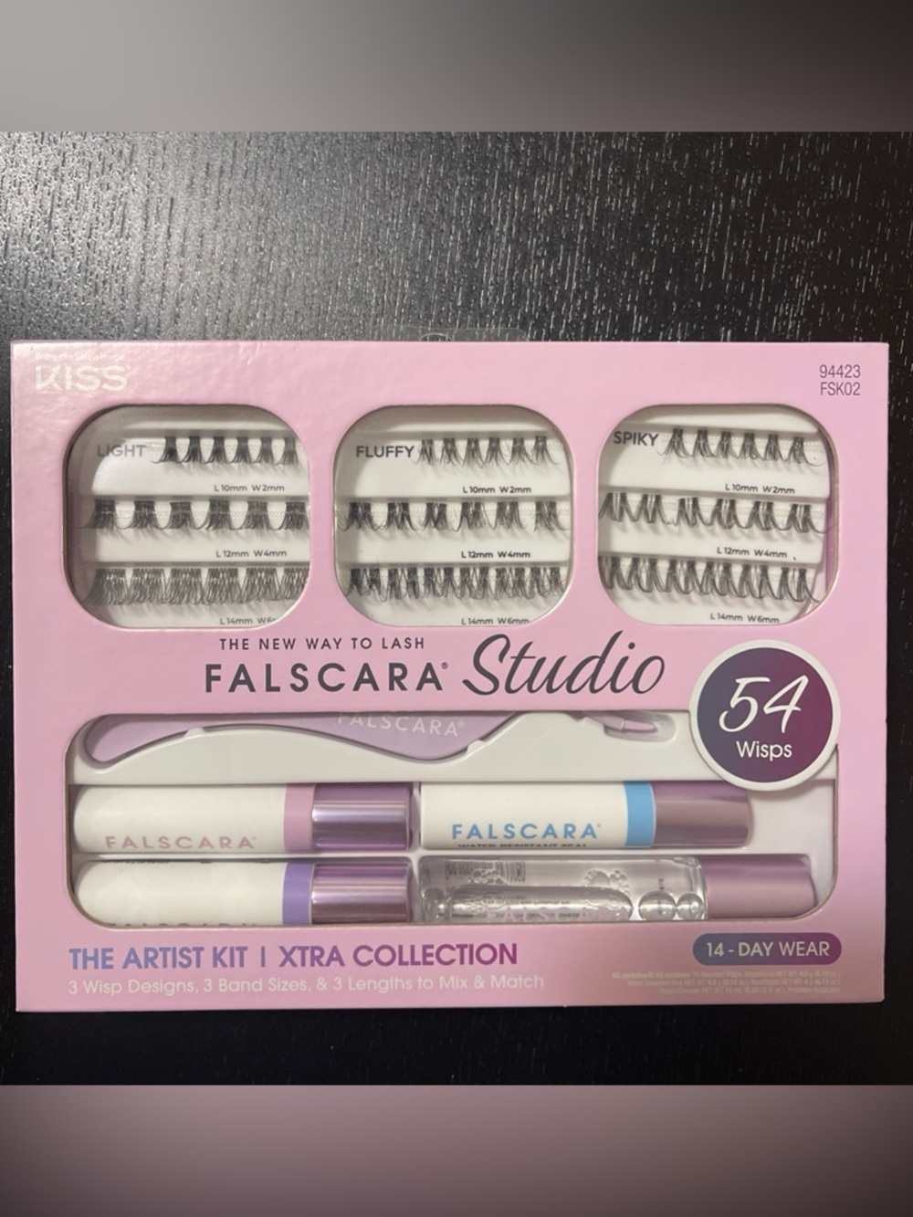 Kiss Falscara Studio Lash Artist Kit - Pink and White Accents
